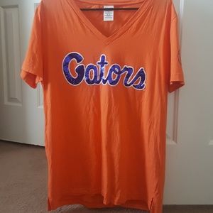 Pink Florida Gators sequin v-neck